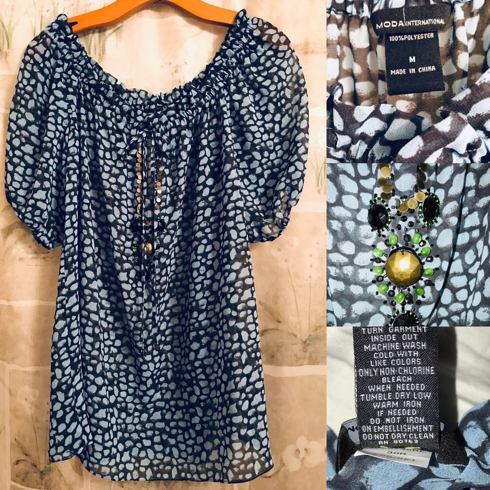 Victoria Secret's MODA Off the Shoulder Blouse